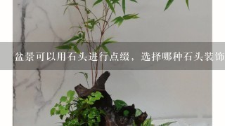 盆景可以用石头进行点缀，选择哪种石头装饰比较好看？