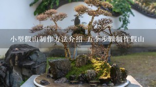 小型假山制作方法介绍 5个步骤制作假山