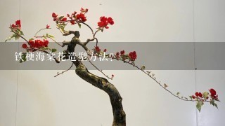 铁梗海棠花造型方法？