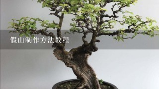 假山制作方法教程