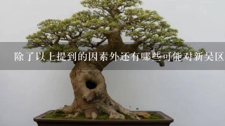 除了以上提到的因素外还有哪些可能对新吴区企业盆景零售价产生重大影响的因素呢？